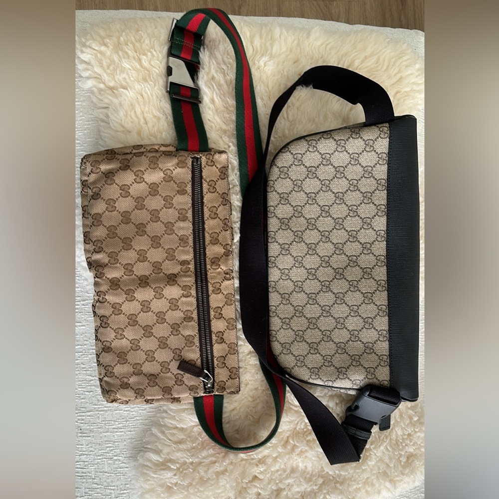 Gucci waist/shoulder bags authentic both